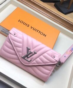 Replica Louis Vuitton Pink New Wave Long Wallet M63729 BLV1010 2