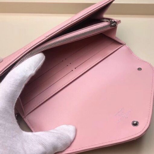 Replica Louis Vuitton Pink New Wave Long Wallet M63729 BLV1010 6
