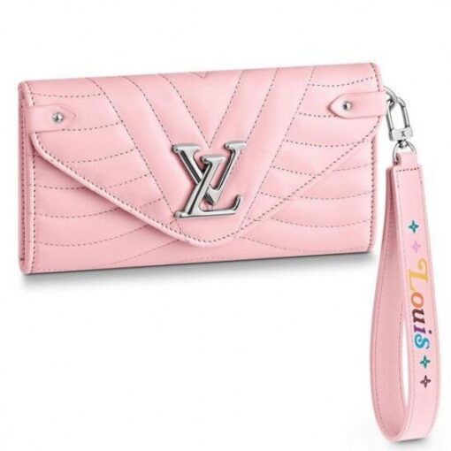 Replica Louis Vuitton Pink New Wave Long Wallet M63729 BLV1010
