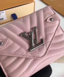 Replica Louis Vuitton Pink New Wave Compact Wallet M63730 BLV1013 2