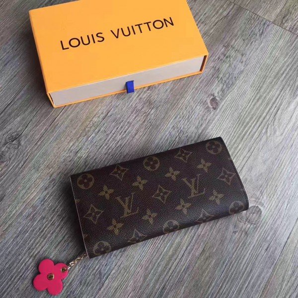 Replica Louis Vuitton Marie Lou Compact Wallet Monogram Canvas M60495  BLV980 for Sale