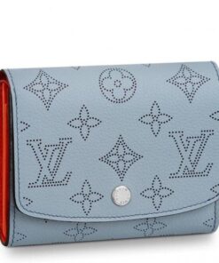 Replica Louis Vuitton Iris Compact Wallet Mahina Leather M67406 BLV962