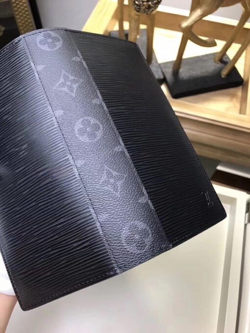 Replica Louis Vuitton Brazza Wallet Epi Monogram Eclipse M67728 BLV1050 6