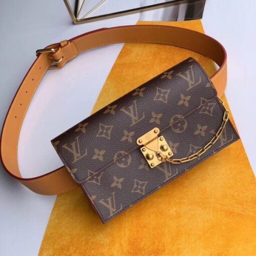 Replica Louis Vuitton S Lock Belt Pouch MM Bag Monogram Canvas M68549 BLV858 6