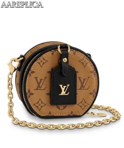 Replica Louis Vuitton Boite Chapeau Necklace Monogram Reverse M68577 BLV295