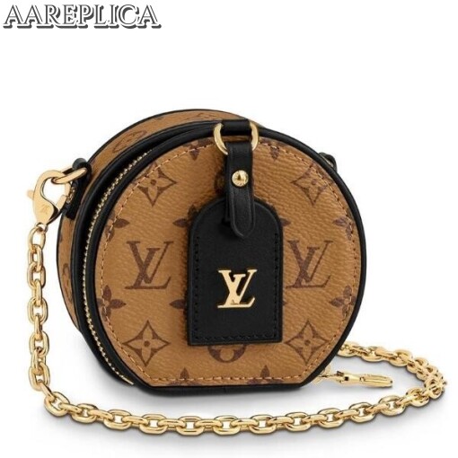 Replica Louis Vuitton Boite Chapeau Necklace Monogram Reverse M68577 BLV295