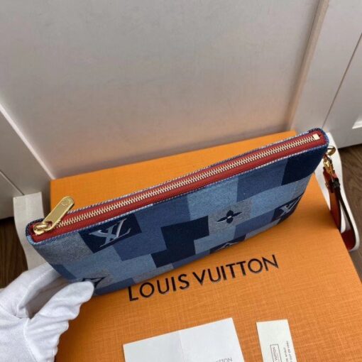Replica Louis Vuitton City Pouch Monogram Denim M68761 BLV476 3
