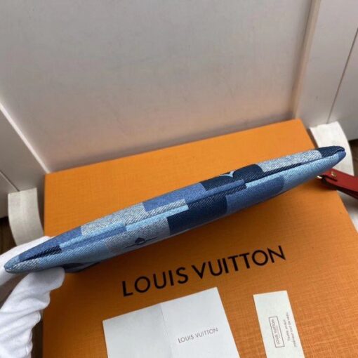 Replica Louis Vuitton City Pouch Monogram Denim M68761 BLV476 5