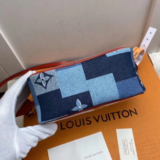 Replica Louis Vuitton Beach Pouch Monogram Denim M68765 BLV475 5