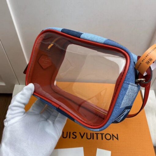 Replica Louis Vuitton Beach Pouch Monogram Denim M68765 BLV475 6