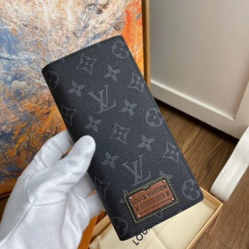 Replica Louis Vuitton Brazza Wallet Monogram Eclipse M69260 BLV1100 2