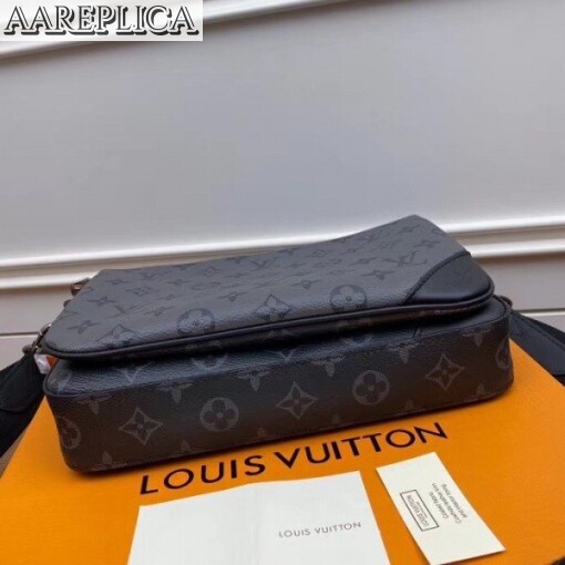 Replica Louis Vuitton Trio Messenger Bag Monogram Eclipse Canvas M69443 BLV900 4