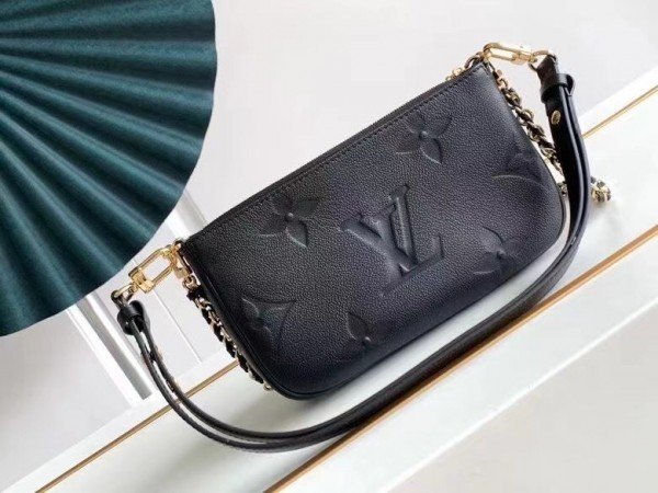 Replica Louis Vuitton Multi Pochette Accessoires Monogram Empreinte M80399  BLV510 for Sale