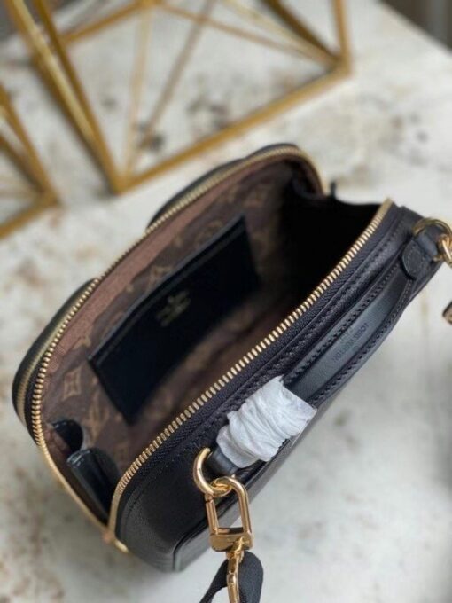 Replica Louis Vuitton Utility Crossbody Bag In Black Leather M80450 BLV716 8