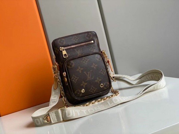 Louis Vuitton Utility Phone Sleeve Monogram Canvas Bag