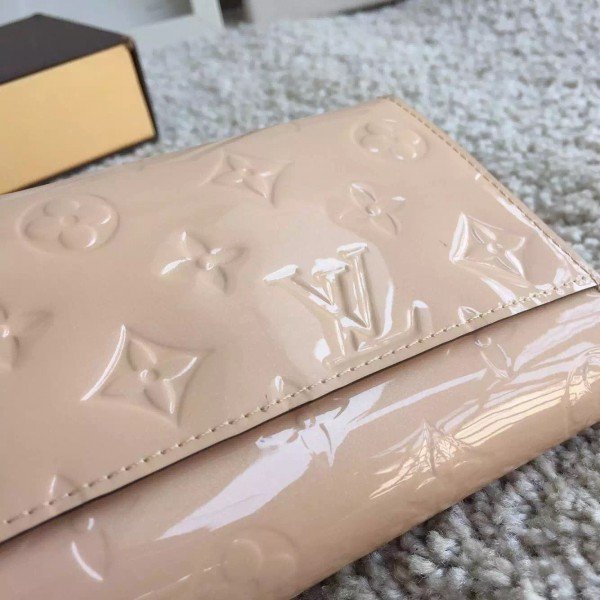 Louis Vuitton Womens Sarah Vernis Empreinte Long Envelope Wallet