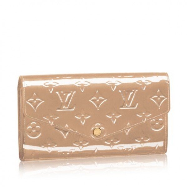 Louis Vuitton Sarah Poudre Monogram Vernis Wallet
