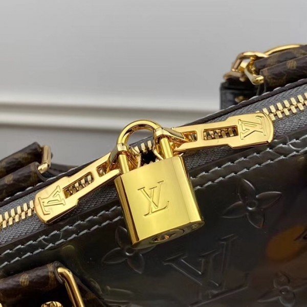 Replica Louis Vuitton M91585 Alma BB Tote Bag Monogram Vernis For Sale