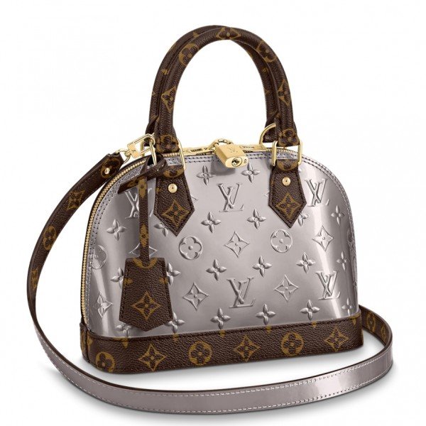 Replica Louis Vuitton Alma BB Bag Monogram Vernis M90584 BLV615 for Sale