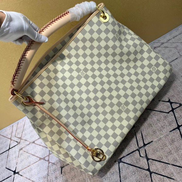 Replica Louis Vuitton Neverfull PM Bag In Damier Azur Canvas N41362