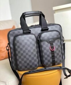 Replica Louis Vuitton Utility Business Bag Damier Graphite N40278 BLV876 2