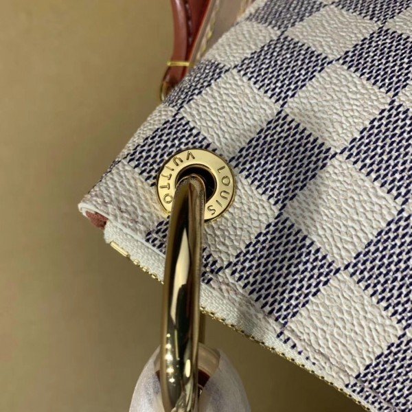 Replica Louis Vuitton Neverfull GM Bag Damier Azur N41604 BLV069 for Sale