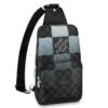 Replica Louis Vuitton Avenue Sling Bag Damier Graphite Giant N40404 BLV864 12