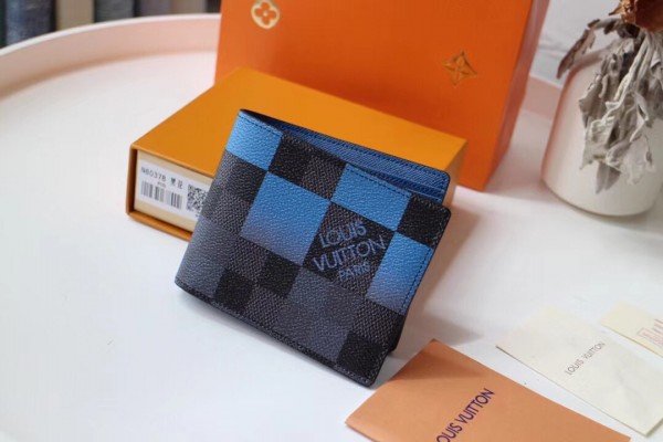 Louis Vuitton Neo Card Holder (2 Card Slot) Damier Graphite