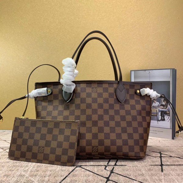 Replica Louis Vuitton Neverfull PM Bag Damier Ebene N41359 BLV098 for Sale