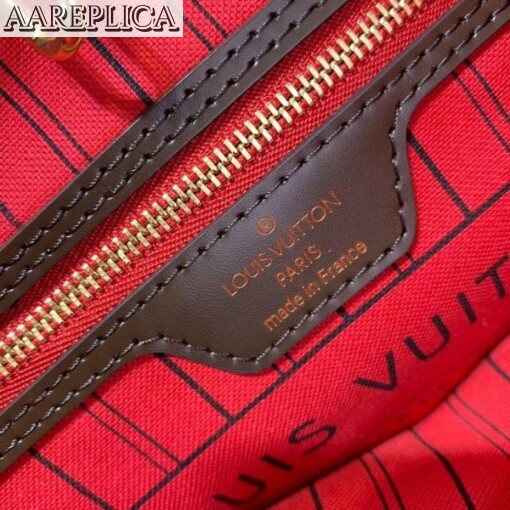 Replica Louis Vuitton Neverfull PM Bag Damier Ebene N41359 BLV098 9