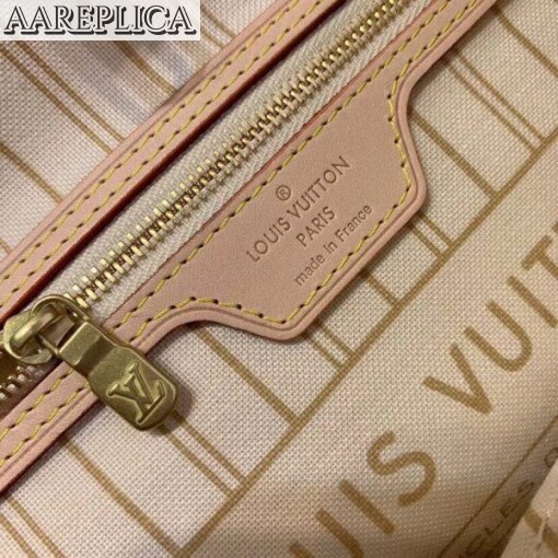 Replica Louis Vuitton Neverfull PM Bag Damier Azur N41362 BLV032 8