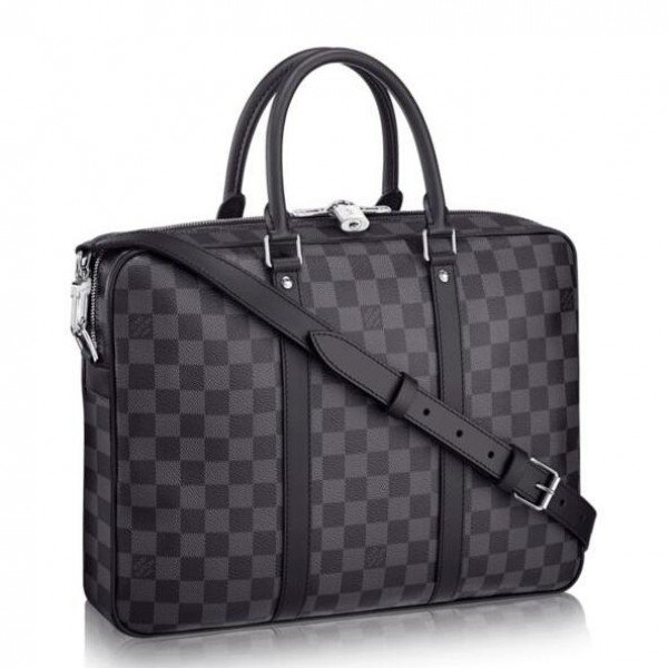 Replica Louis Vuitton Utility Backpack In Damier Graphite Canvas