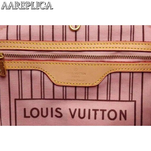 Replica Louis Vuitton N41362 Neverfull PM Shoulder Bag Damier Azur