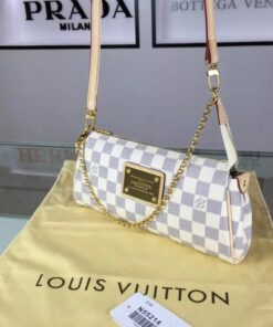 Replica Louis Vuitton Eva Clutch Bag Damier Azur N55214 BLV063 2