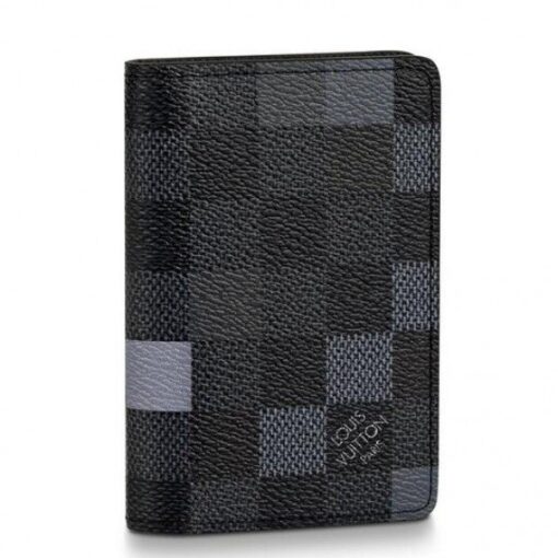 Replica Louis Vuitton Pocket Organiser Damier Graphite Pixel N60159 BLV1032