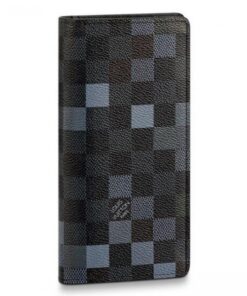 Replica Louis Vuitton Brazza Wallet Damier Graphite Pixel N60163 BLV1034