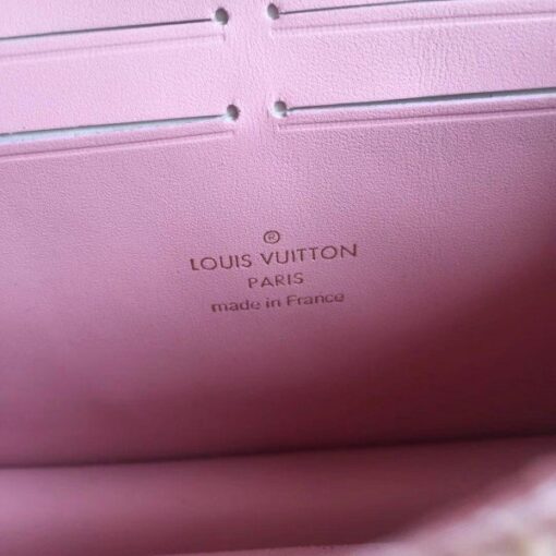 Replica Louis Vuitton Croisette Chain Wallet Damier Azur N60357 BLV039 8