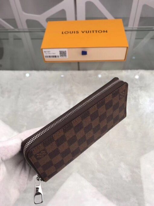 Replica Louis Vuitton Zippy Wallet Vertical Damier Ebene N61207 BLV1023 3