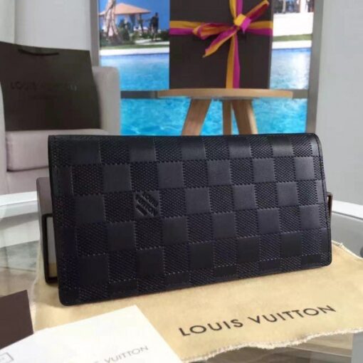 Replica Louis Vuitton Brazza Wallet Damier Infini N63010 BLV1040 2
