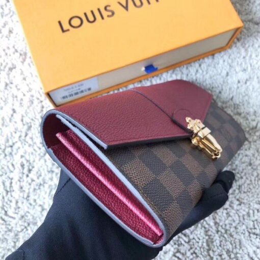 Replica Louis Vuitton Clapton Wallet Damier Ebene N64448 BLV935 4