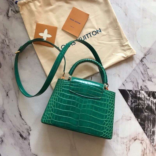 Louis Vuitton bag Capucines Green Crocodile Leather | 3D model