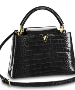 Replica Louis Vuitton Capucines PM Crocodile Bag N92967 BLV831