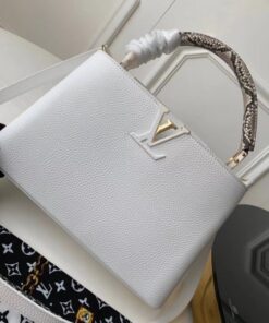 Replica Louis Vuitton Capucines PM Bag With Python Handle N93045 BLV835 2