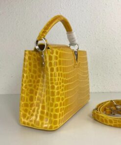 Replica Louis Vuitton Capucines PM Crocodile Bag N93417 BLV832 2