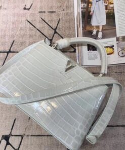 Replica Louis Vuitton Capucines PM Crocodile Bag N93716 BLV834 2