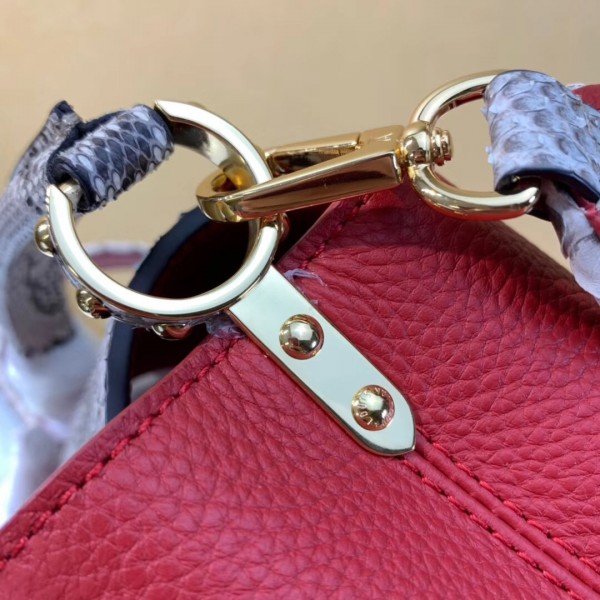Replica Louis Vuitton Capucines Mini With Ayers Snakeskin Handle
