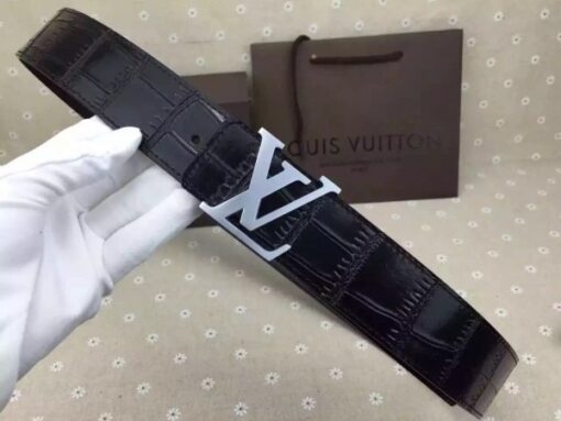 Replica Louis Vuitton Crocodile LV Initiales 40MM Belt M9896T 8
