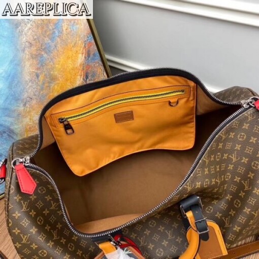 Replica Louis Vuitton Keepall Bandouliere 50 Patchwork Bag M56855 3