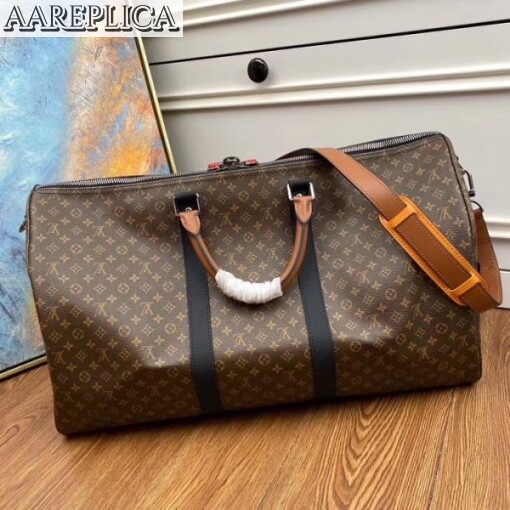 Replica Louis Vuitton Keepall Bandouliere 50 Patchwork Bag M56855 8