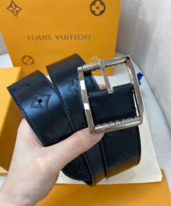 Replica Louis Vuitton Reverso 40MM Reversible Belt Monogram Leather MP311V 2